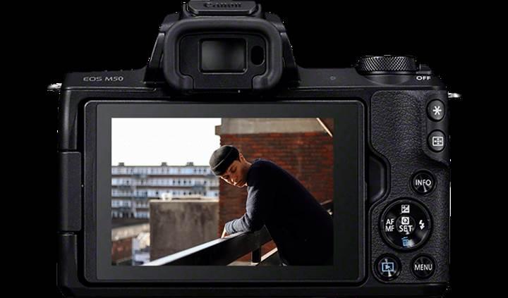 Canon'un 4K video çekebilen yeni fotoğraf makinesi EOS M50 tanıtıldı