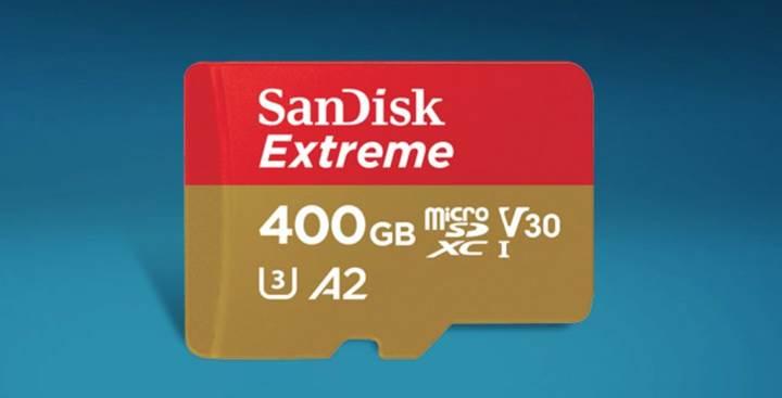 SanDisk 400 GB kapasiteli dünyanın en hızlı microSD kartını duyurdu