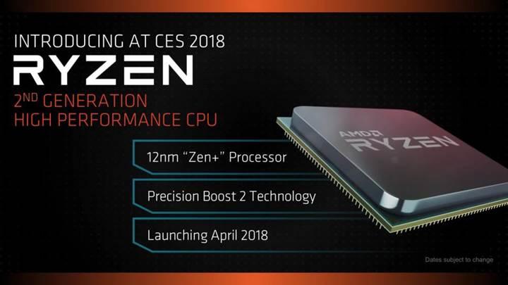 AMD Ryzen 7 2700X işlemcisi yüzde 10 performans artışı ile gelebilir