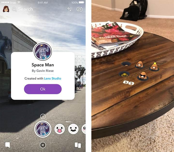 Snapchat uygulamasına kullanıcıların tasarladığı AR Lensler eklenecek