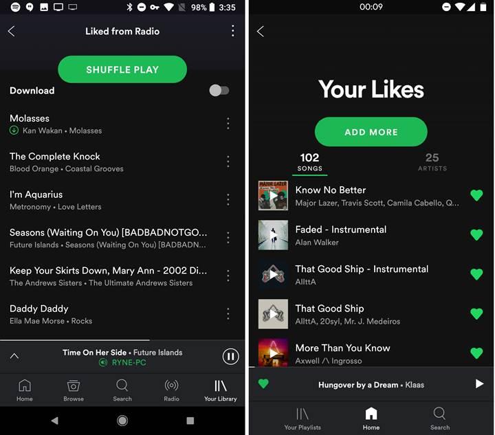 Spotify arayüzü yenileniyor: Yeni arayüzden görüntüler