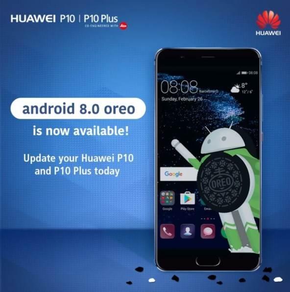 Huawei P10 ve P10 Plus için Android Oreo güncellemesi başladı