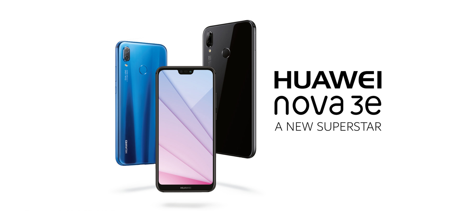 huawei nova 3e on kamerada bir ilke