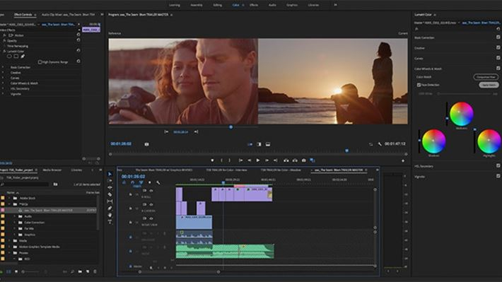 adobe premiere pro ya otomatik renk