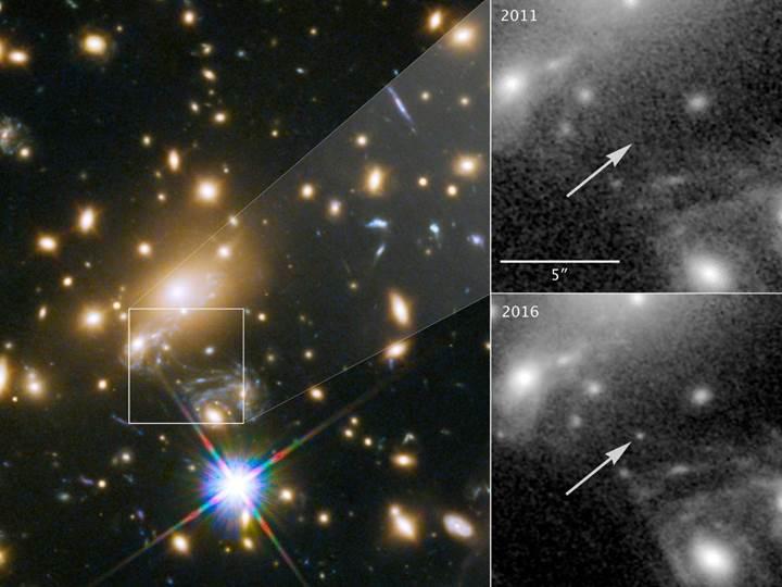Hubble, bilinen evrenin en uzak yıldızını görüntüledi 'Tam 9 milyar ışık yılı'