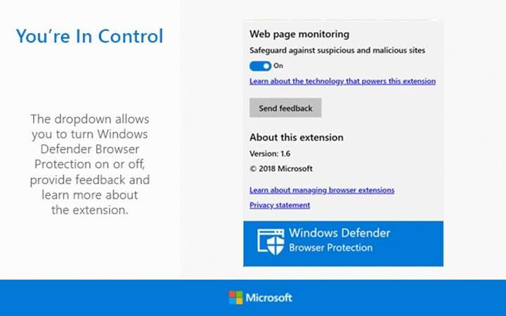 Windows Defender koruması Chrome tarayıcısına geldi