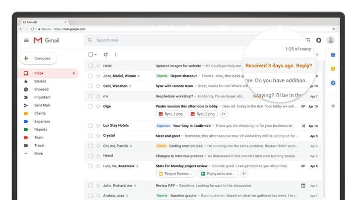 Google yeni Gmail'i kullanıma sundu: İşte tüm yeni özellikler