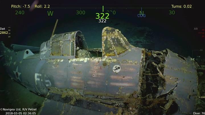 İkinci Dünya Savaşı'nda batan ünlü uçak gemisi 76 yıl sonra bulundu