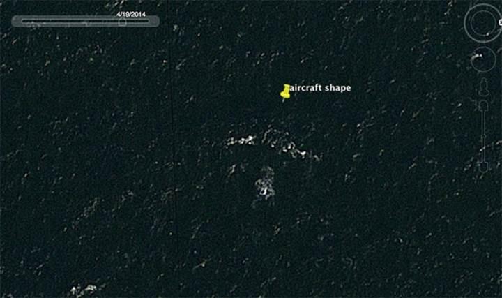 Kayıp Malezya uçağı MH370, Google Earth'de ortaya çıktı
