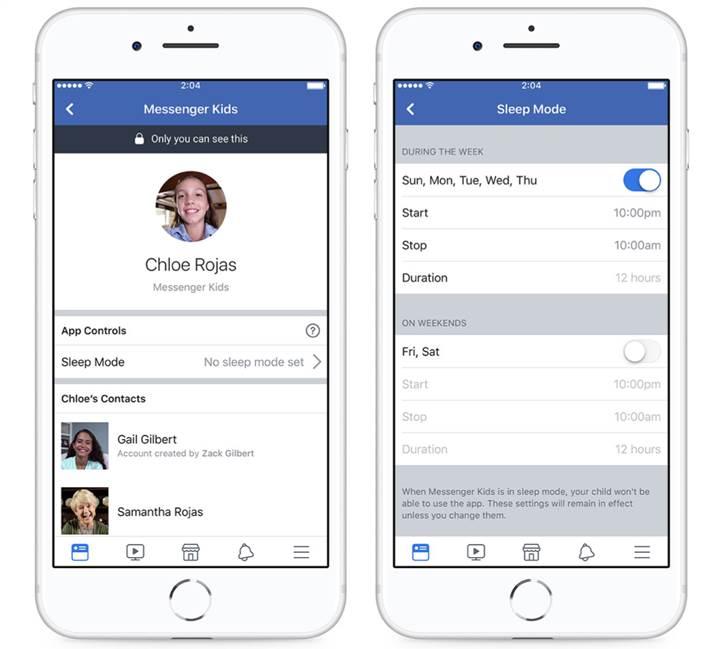 Facebook, Messenger Kids için uyku modu ekliyor