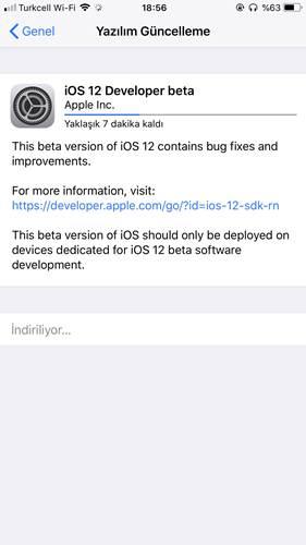 iOS 12 Beta hakkında ilk izlenimler