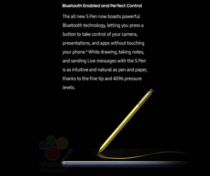 Galaxy Note 9'un S Pen, kamera ve DeX modunun özellikleri detaylandırıldı