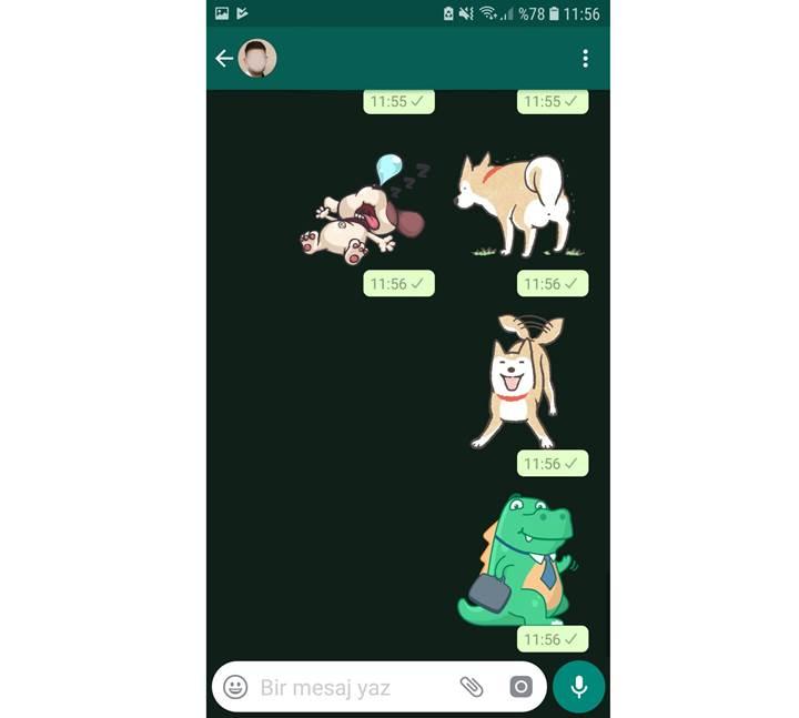 WhatsApp’a “çıkartmalar” özelliği geldi