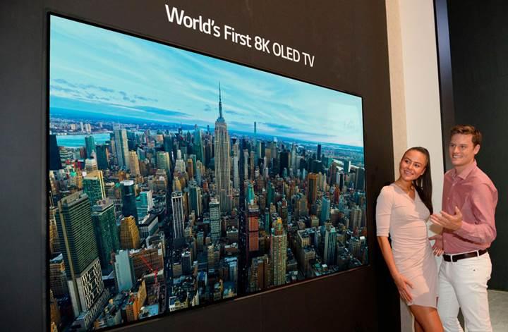 LG, 8K OLED TV'lerini 2019'da piyasaya sürecek