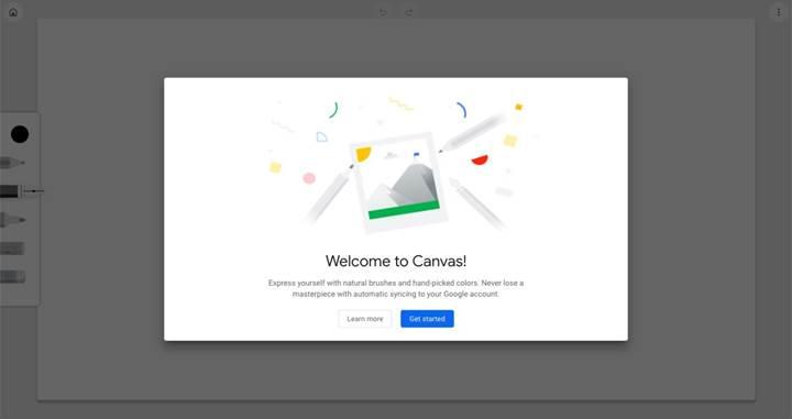 Google, web tabanlı bir çizim aracı olan Chrome Canvas'ı başlattı