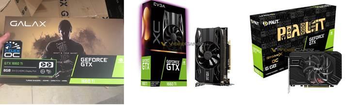 Nvidia GeForce GTX 1660 Ti kutuları hazır