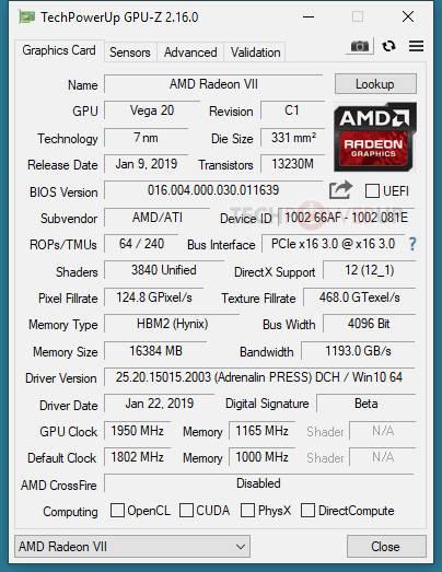 AMD Radeon Vega VII’ye performans artışı, UEFI desteği ve kısmi Radeon Pro Software yolda