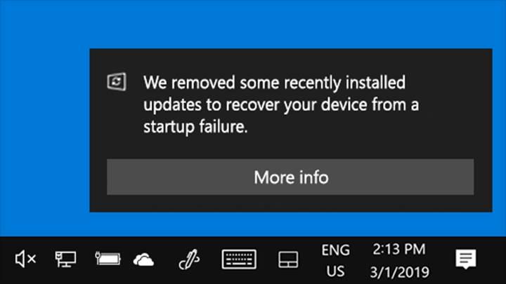 Windows 10  sorun çıkaran güncellemeleri kendisi tespit edip kaldıracak
