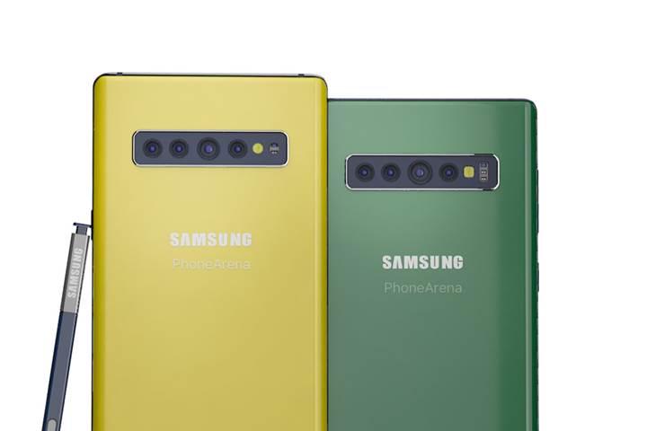 Samsung Galaxy Note 10'un iki farklı modeli olacak