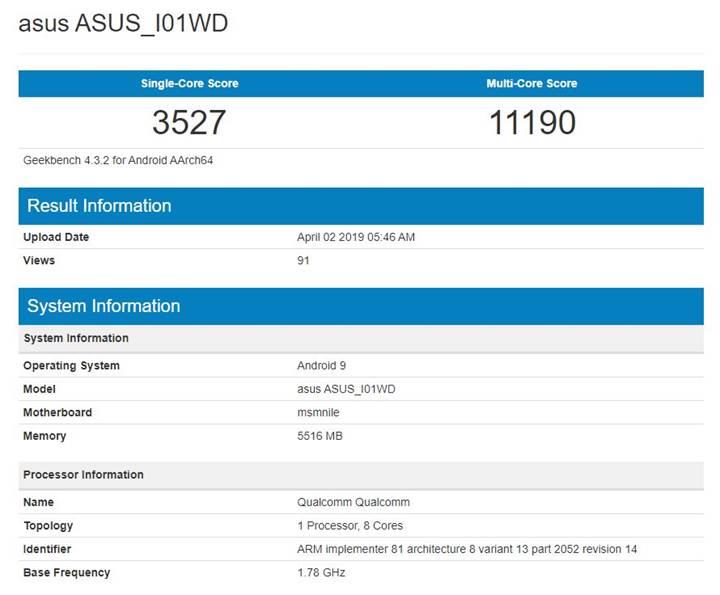 Snapdragon 855 ile güçlendirilmiş Asus ZenFone 6Z ortaya çıktı