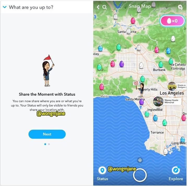 Snapchat çaresizlikle Foursquare tarzı check-in denemesi yapıyor