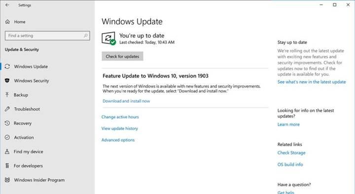 Microsoft, Windows 10 Mayıs 2019 Güncellemesi'ni resmen duyurdu