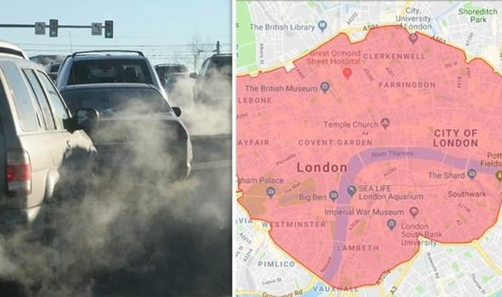 Emisyon standartlarına uymayan araçlar Londra'nın merkezine girişte ücret ödeyecek