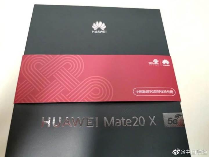 Huawei Mate 20 X 5G'nin basın görseli ve kutusu ortaya çıktı
