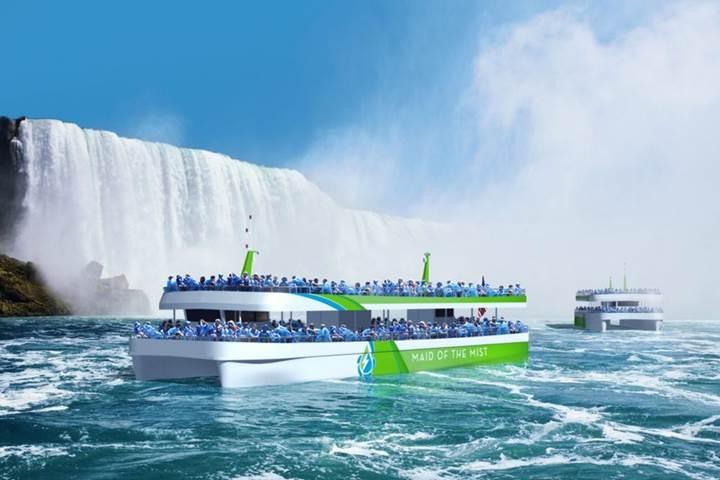 İlk tam elektrikli seyir tekneleri, Niagara Şelalelerinde hizmet verecek