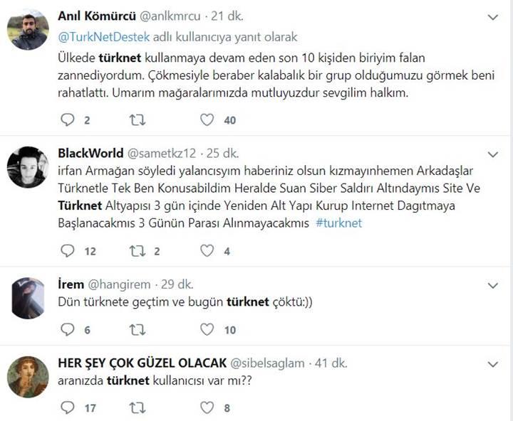 TurkNet'te internet kesintisi
