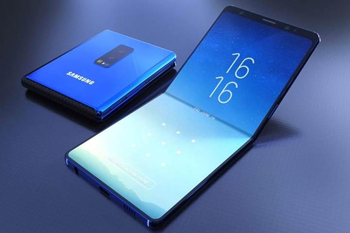 Samsung 6.7 inçlik dikey katlanabilen akıllı telefon tasarlıyor
