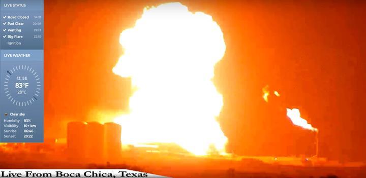 SpaceX’in Starhopper test aracı, denemeler sırasında alev alarak yandı