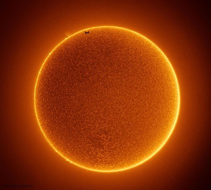 NASA’dan Güneş ve ISS’nin aynı karede buluştuğu harika fotoğraf