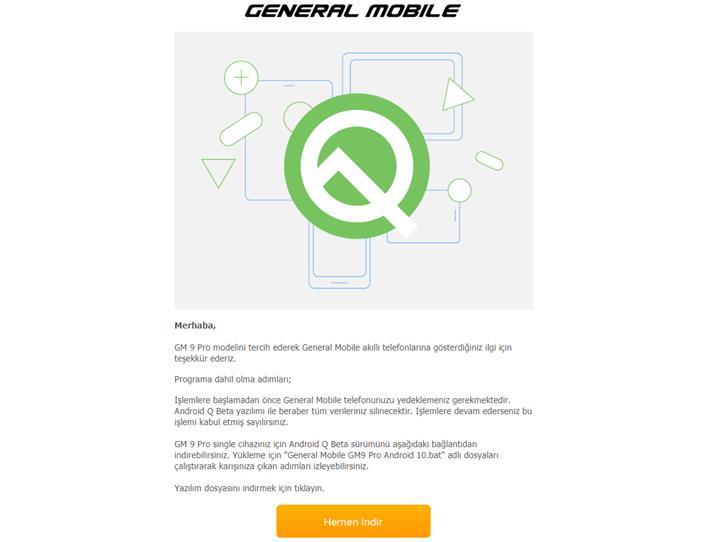 GM 9 Pro Android Q Beta dağıtılmaya başlandı