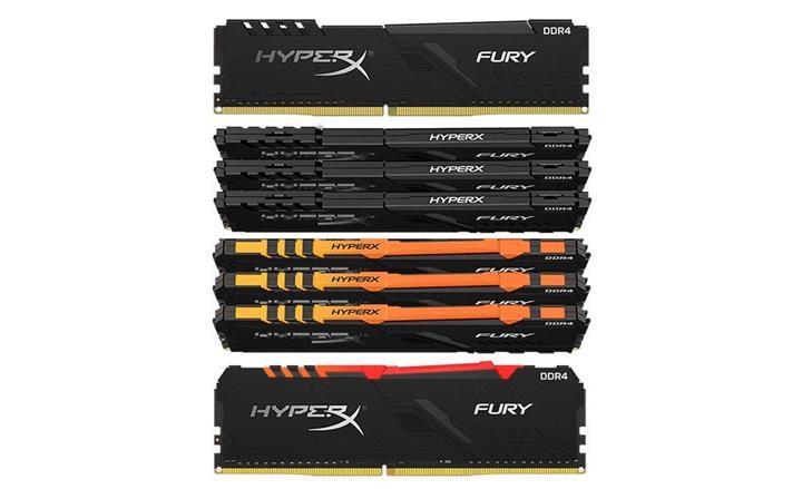 HyperX, RAM ailesini FURY DDR4 RGB ile genişletti