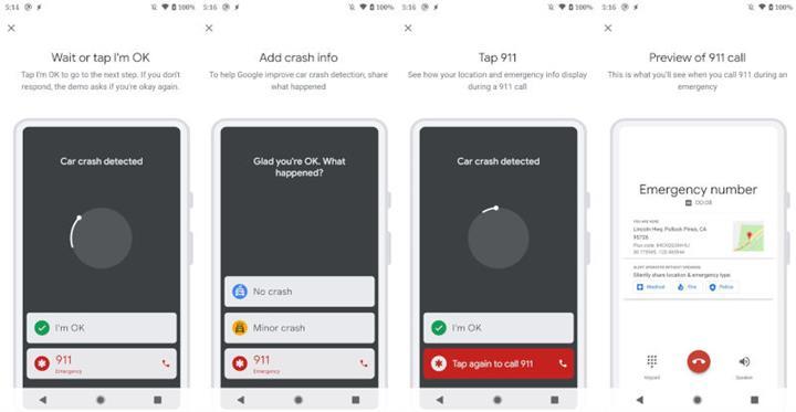 Google, ABD'deki Pixel telefonlar için araba kazası tespit sistemini başlatıyor