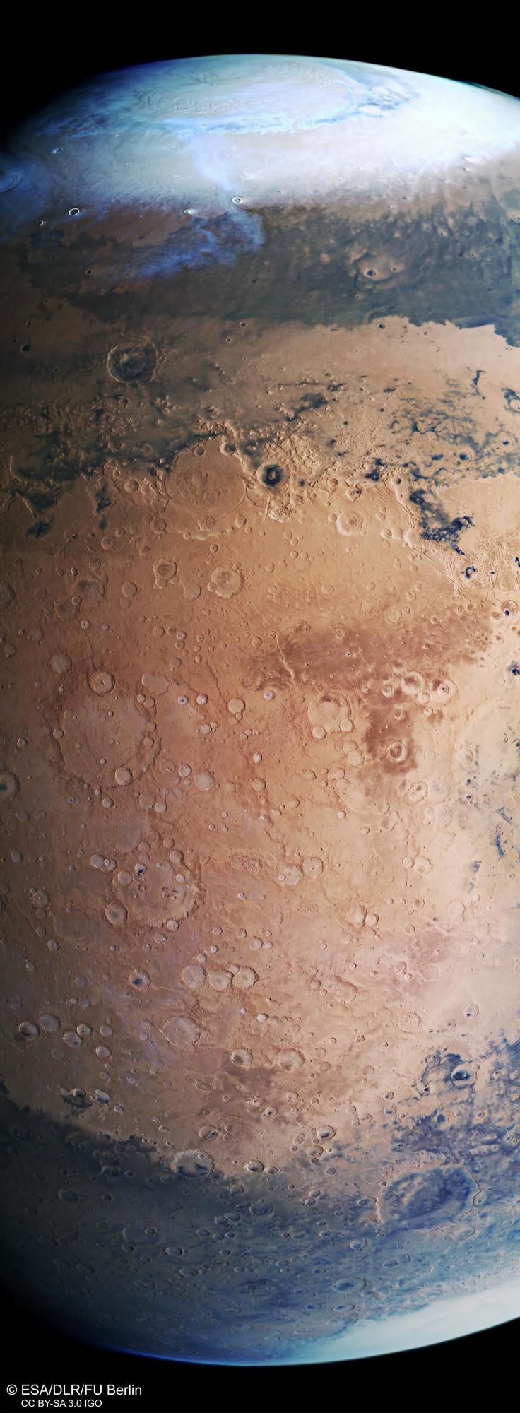 Avrupa'nın uzay aracından inanılmaz Mars görüntüsü