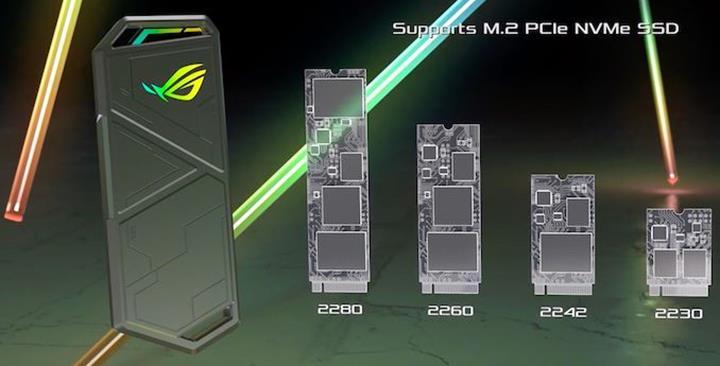 Asus ROG oyuncular için yeni bir SSD kutusu duyurdu