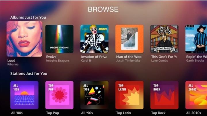 Amazon Music uygulaması Apple TV platformunda kullanıma sunuldu