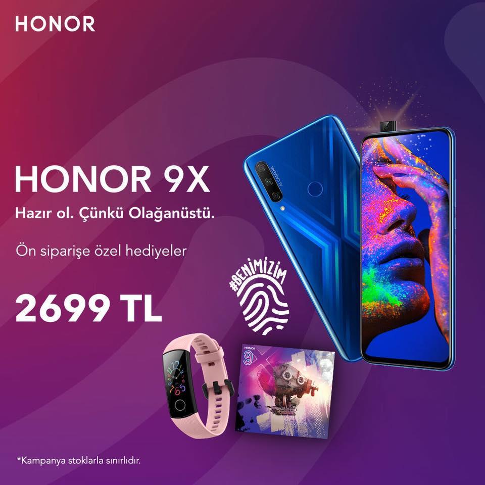 Honor 9X Türkiye'de satışa çıkıyor! İşte Türkiye fiyatı
