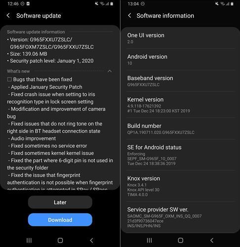 Samsung Galaxy S9 modelleri yeni bir Android 10 beta güncellemesi daha aldı