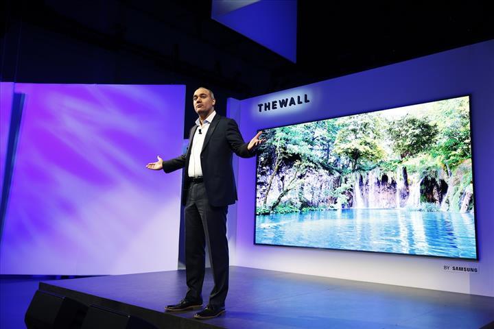 Samsung'un devasa televizyon modeli The Wall TV serisine yeni modeller eklendi