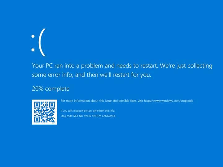 En son Windows 10 güncellemesi mavi ekran hatasına neden oluyor