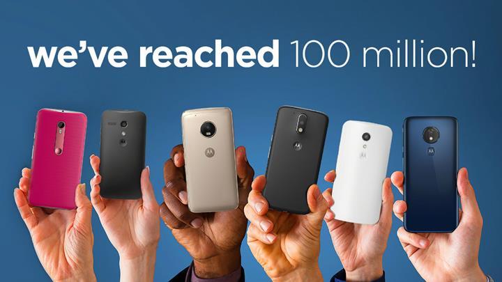 Motorola Moto G serisi 100 milyon satış rakamını geride bıraktı