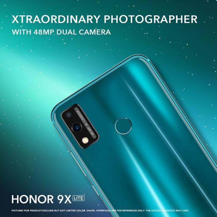 Honor 9X Lite'ın resmi tanıtım görseli ortaya çıktı
