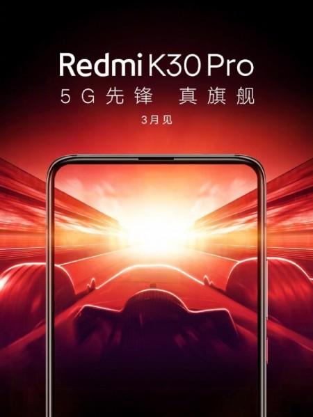 Redmi K30 Pro'nun Mart sonunda tanıtılacağı açıklandı