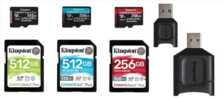 Kingston UHS-2 standardına uyumlu yeni Canvas Plus hafıza kartlarını duyurdu