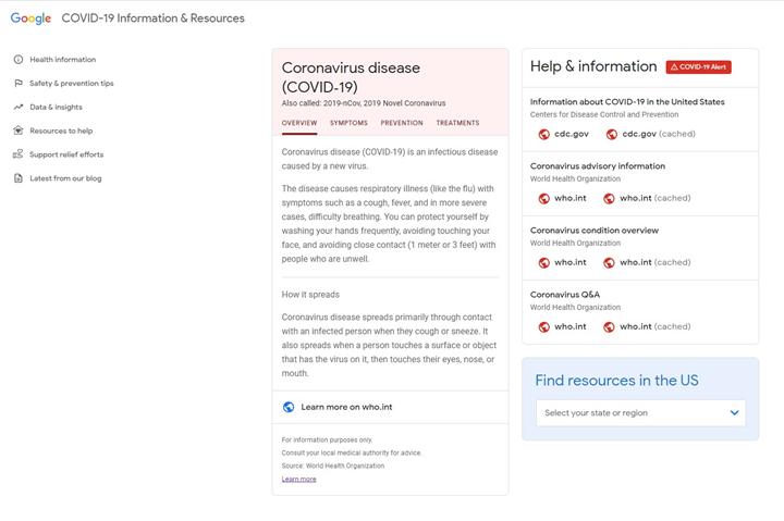 Google'ın Koronavirüs için hazırladığı web sitesi açıldı! Koronavirüs haritası ve daha fazlası