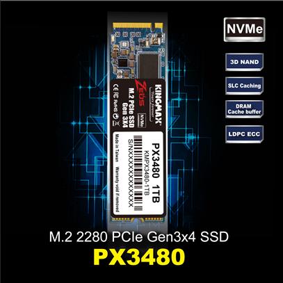 Kingmax PCIe 4.0 arayüzüne sahip PX4480 ZEUS SSD’lerini duyurdu