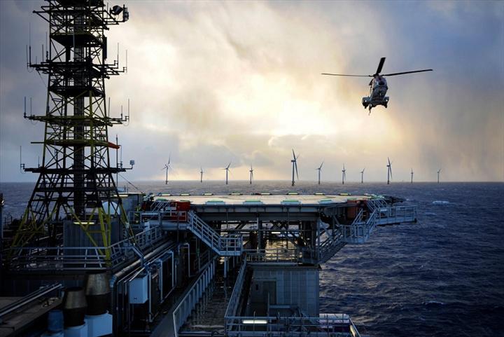 Norveç’te bulunan petrol ve gaz platformları, enerjisini rüzgâr çiftliklerinden sağlayacak